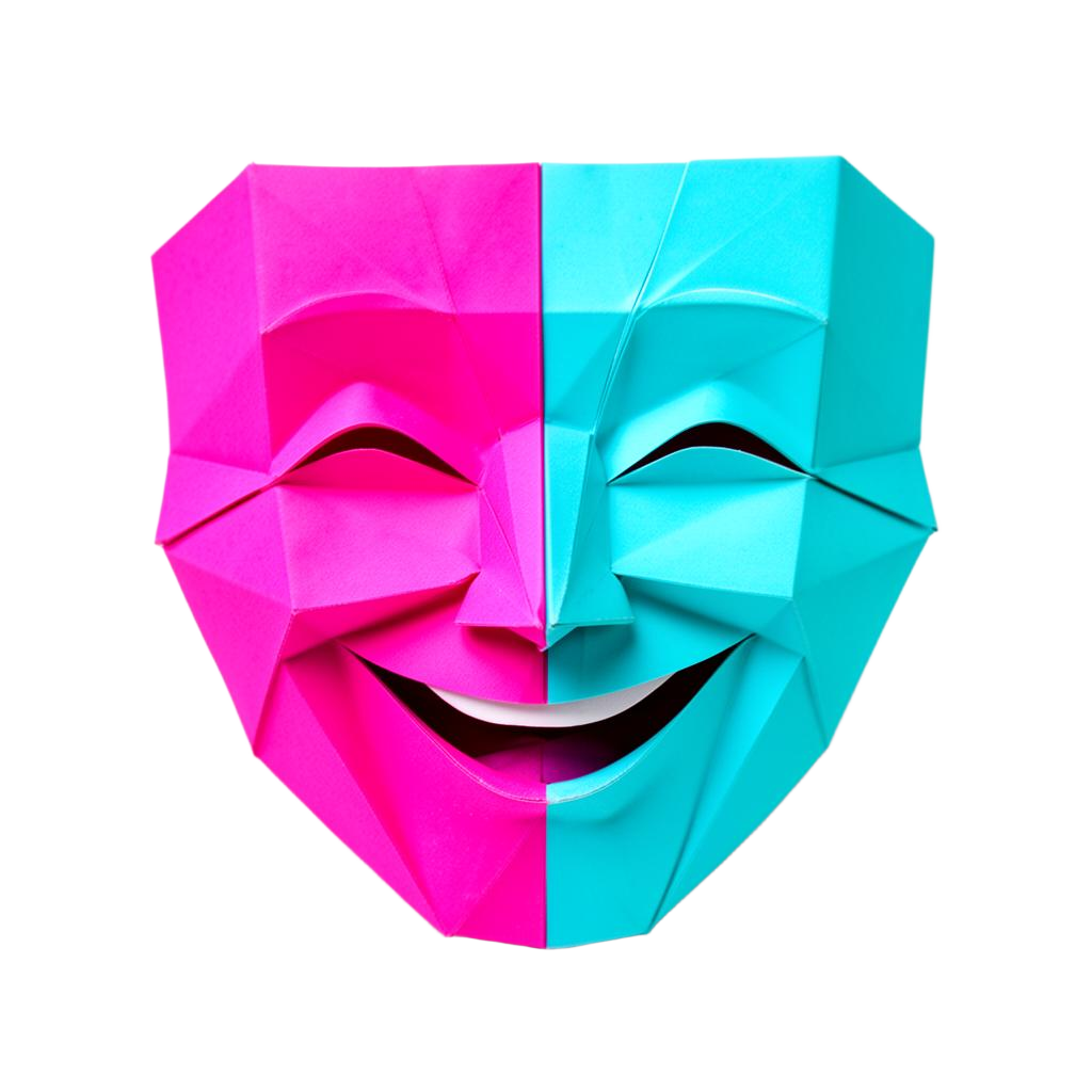 Origami theater sculpture