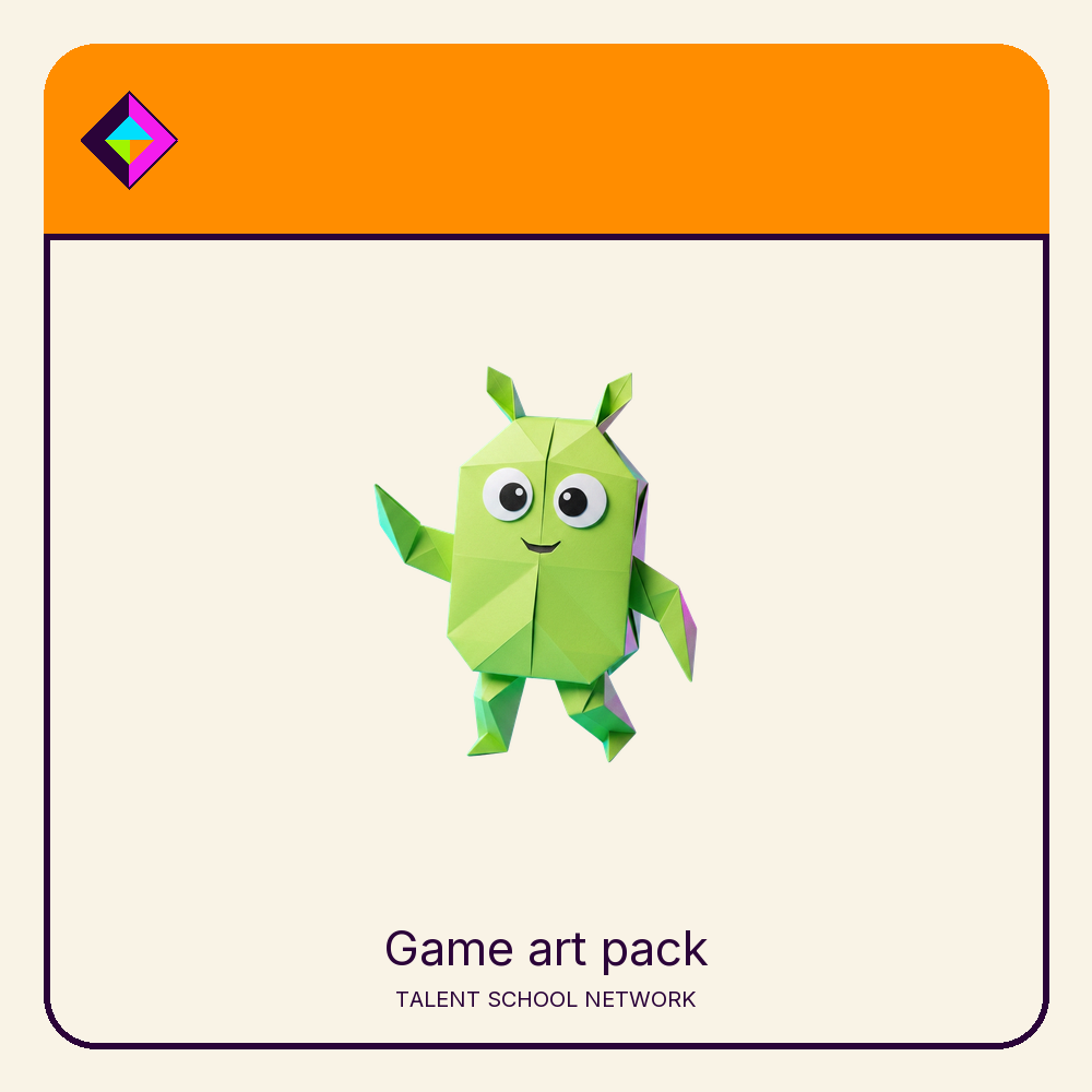 Game art pack — flat-vector supply illustration