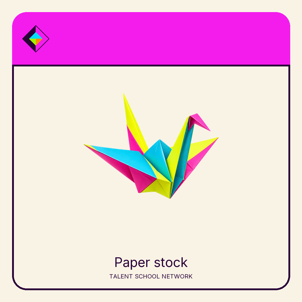 Paper stock — flat-vector supply illustration