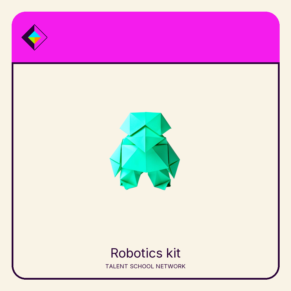 Robotics kit — flat-vector supply illustration