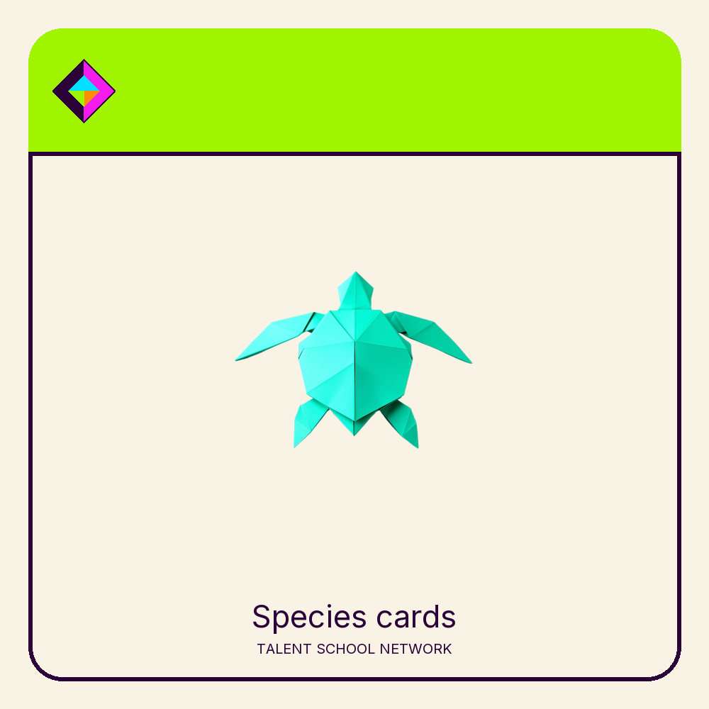 Species cards — flat-vector supply illustration