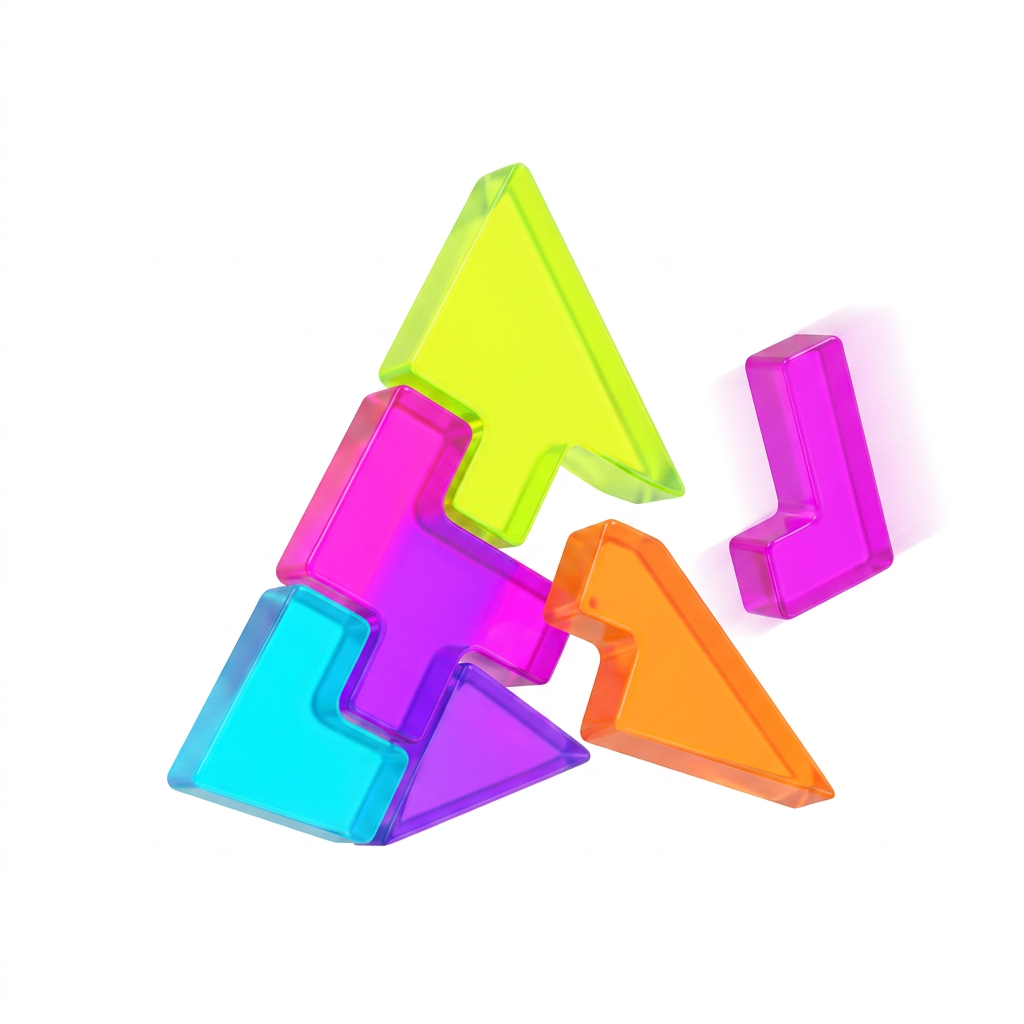 v3 — Tetris chunky