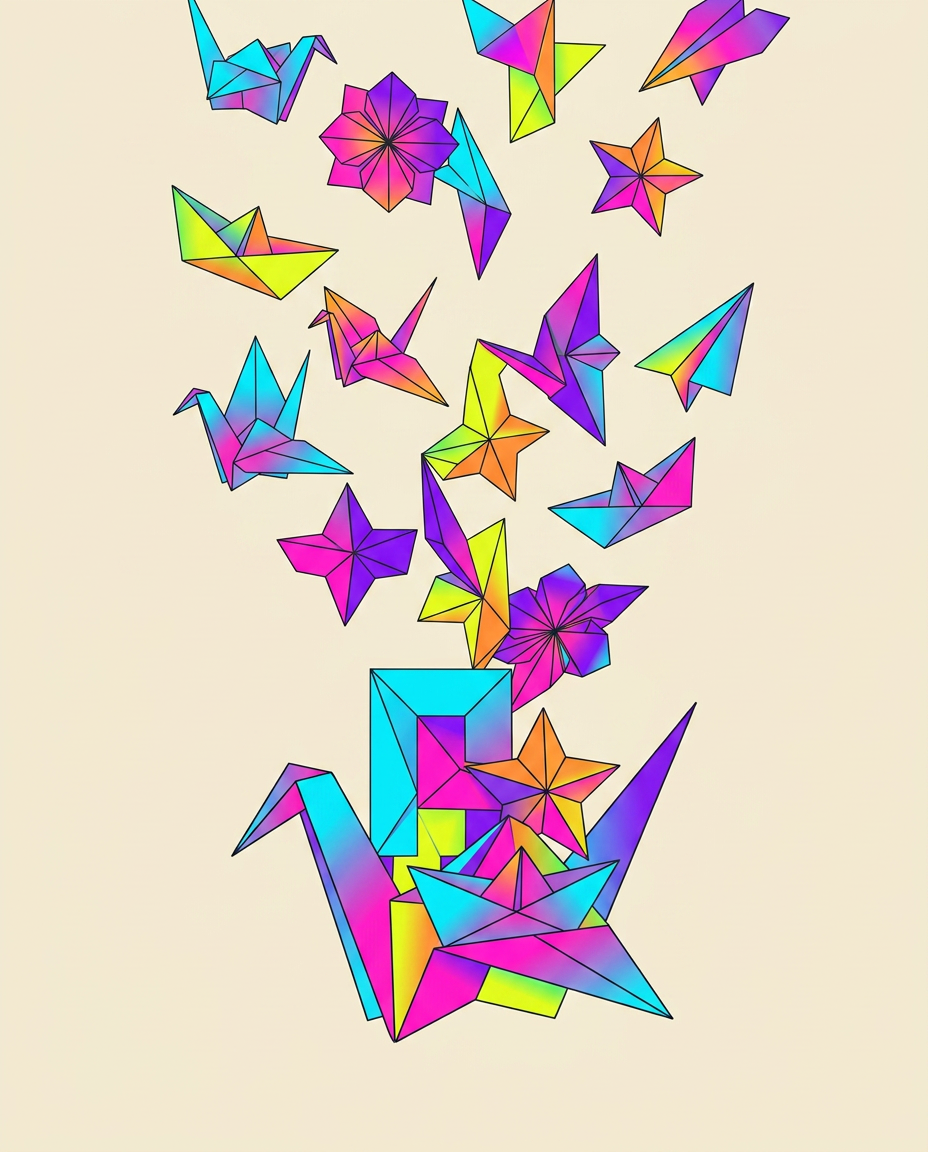 v01 — Cascading pieces