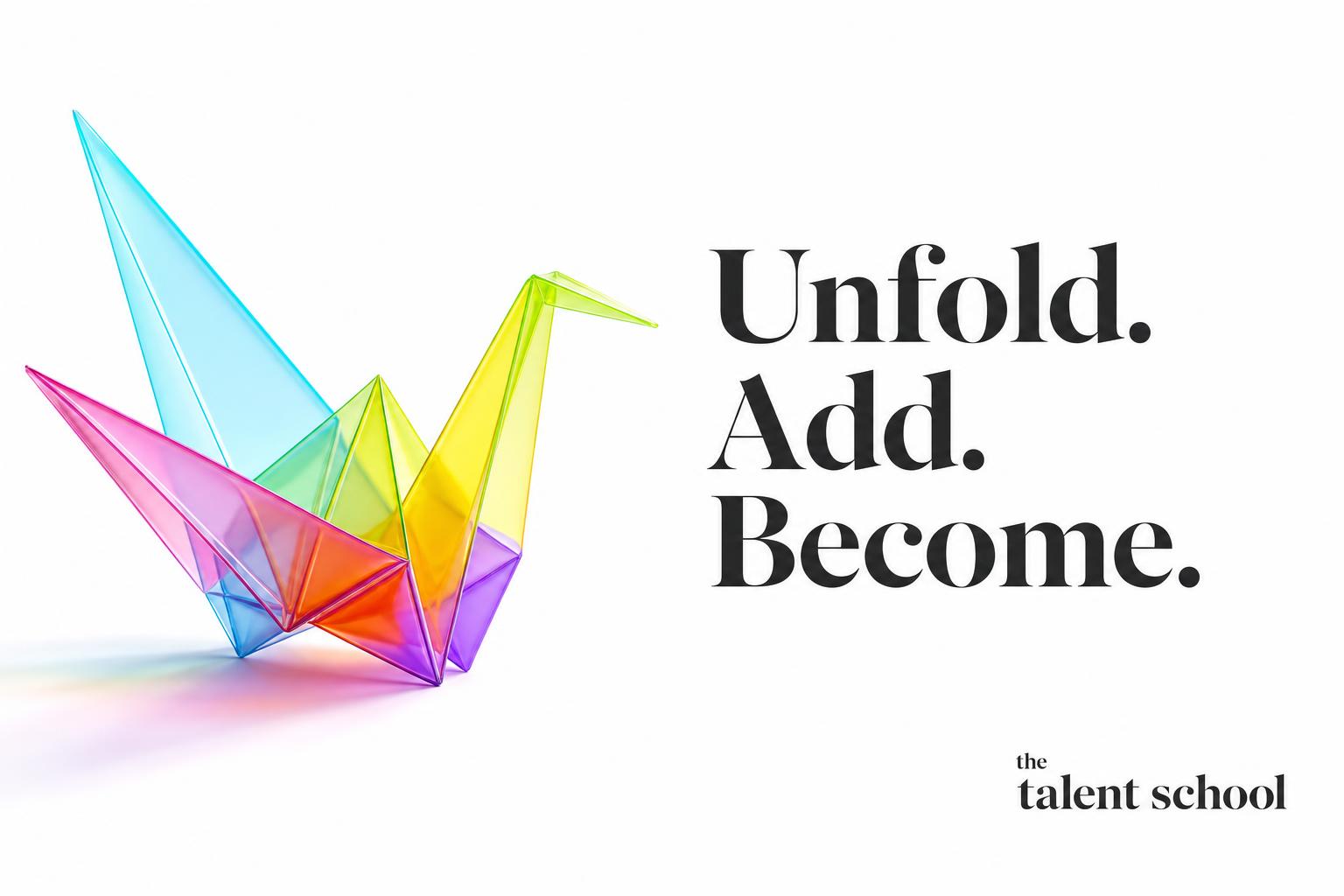 FB cover — Origami / Bright Neon