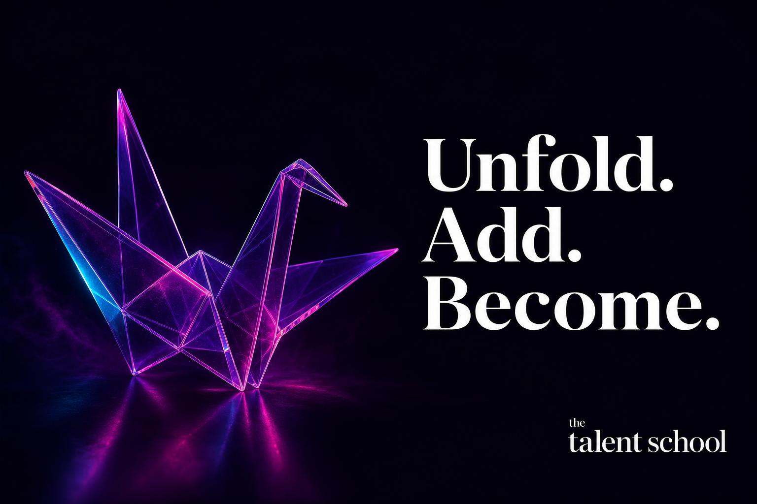 FB cover — Origami / Neon Purple