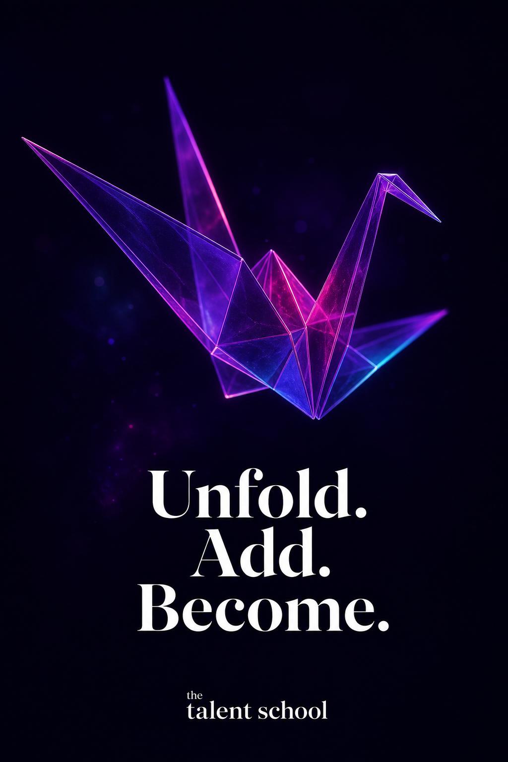 IG story — Origami / Neon Purple